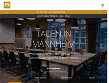 Tablet Screenshot of manufaktur-mannheim.de